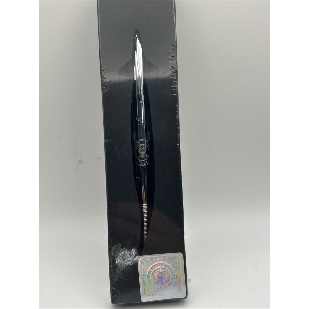 Fisher‎ Space Pen US Navy Edition Chrome Ballpoint Pressurized M4CNAV AUTHORIZED